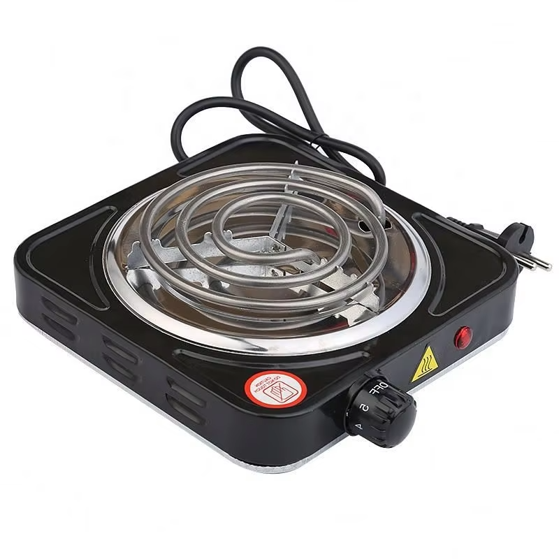 1000W Electric Hot Plate Stove | Adjustable Temperature Portable Cooker with Metal Body