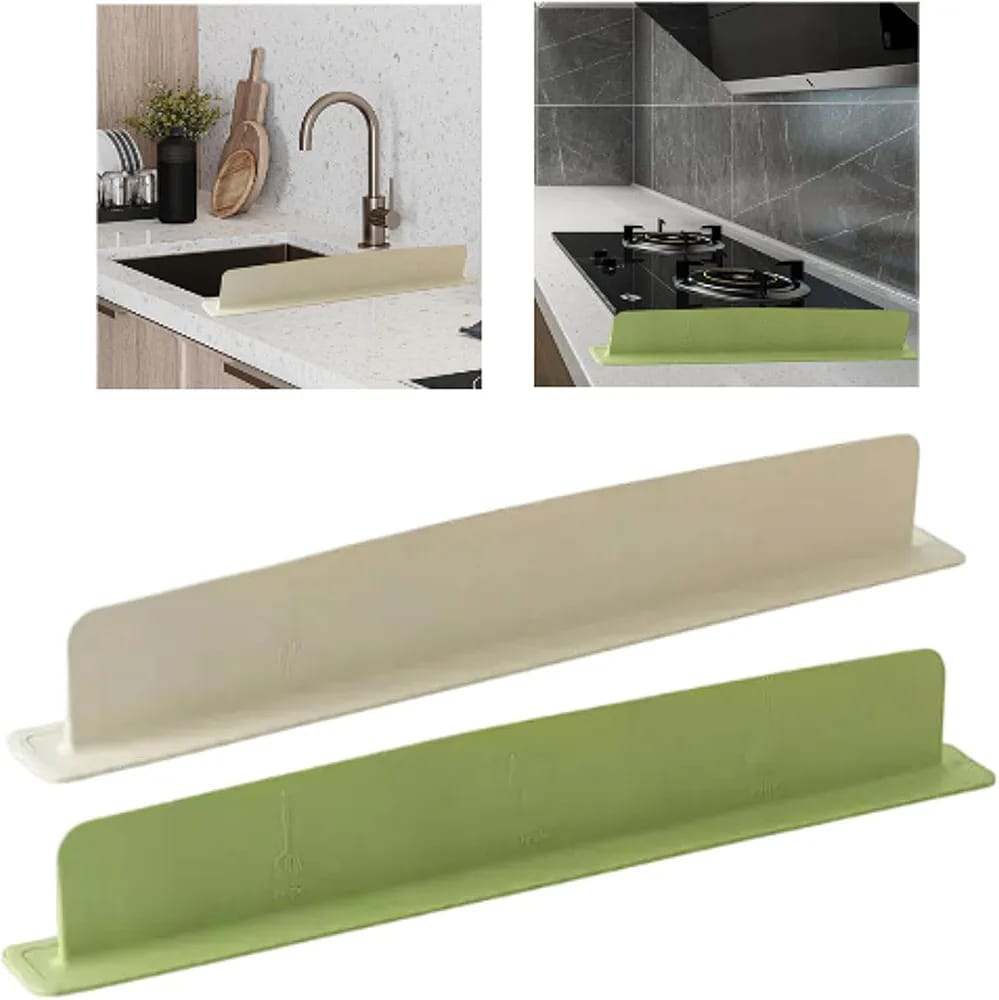 48cm Silicone Sink Splash Guard | Kitchen Sink Water Splash Protector for Countertop