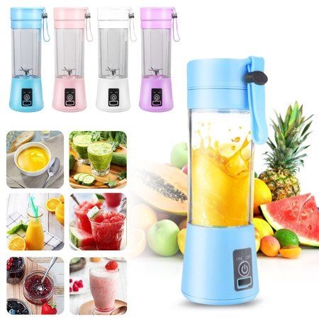 Portable Rechargeable USB Juicer Blender Bottle | Mini Electric Smoothie Maker