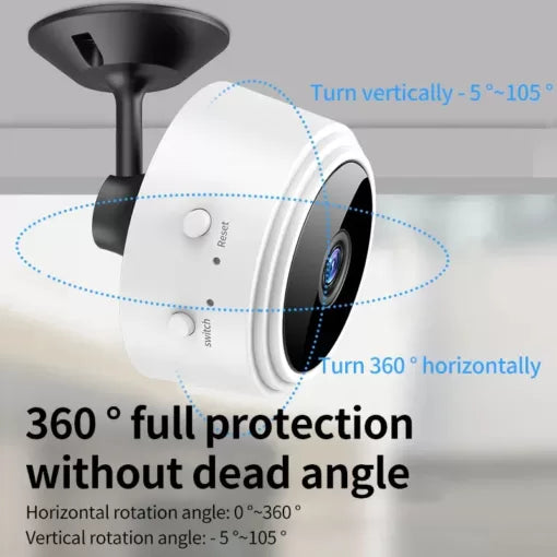 A9 Mini WiFi Camera | Full HD 1080p Portable Wireless Security Camera with 150° Wide Angle