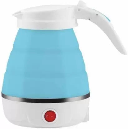 600ml Foldable Electric Kettle | 600W Portable Travel Water Boiler with Food-Grade Silicone