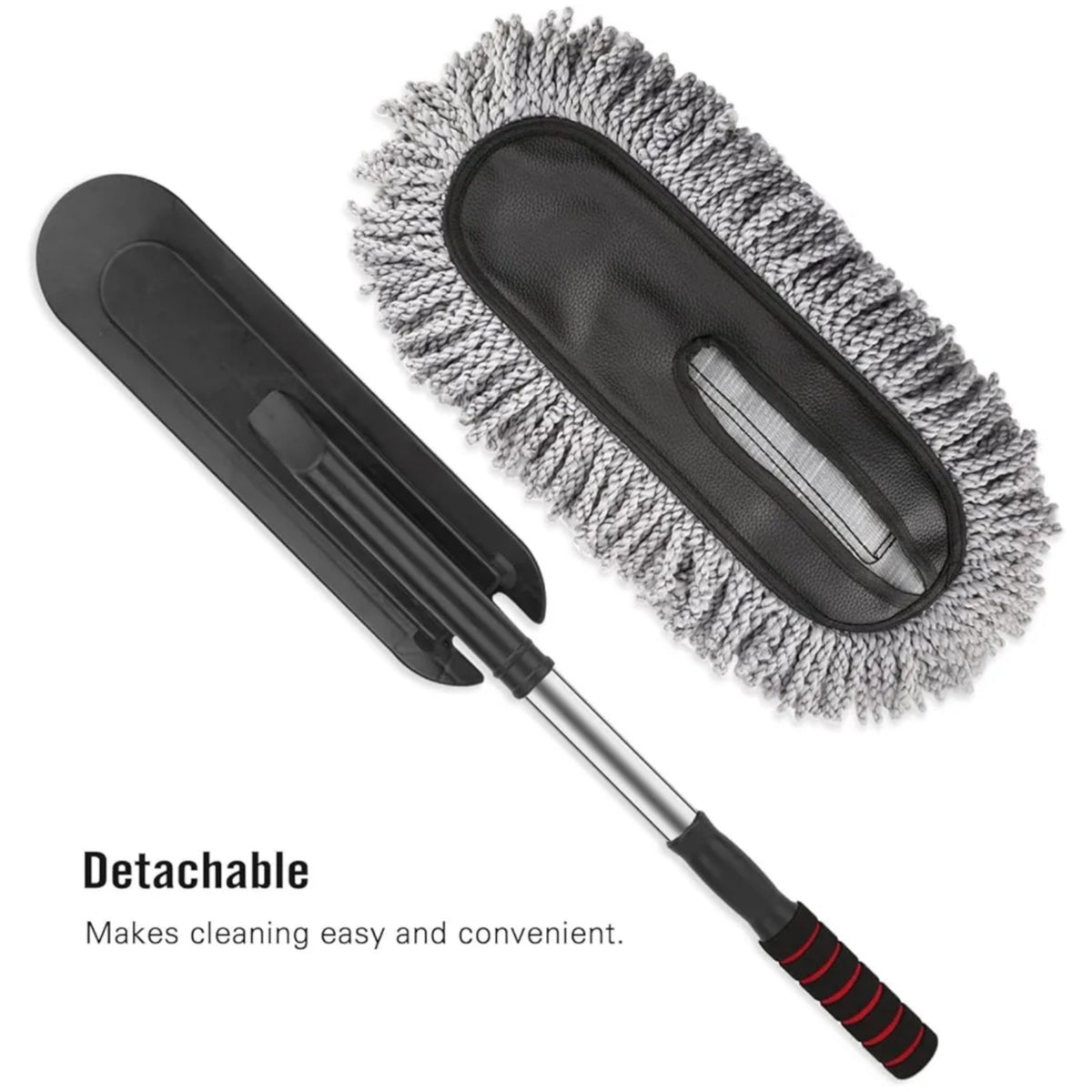 Microfiber Car Wash Cleaning Brush | Telescoping Duster Mop for Interior & Exterior